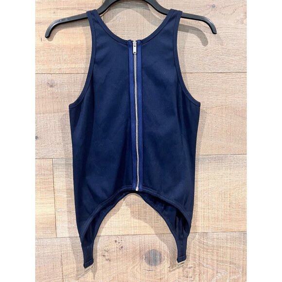 DION LEE Ribbed Stretch Organic Cotton Corset Tank Size M - Picture 4 of 14